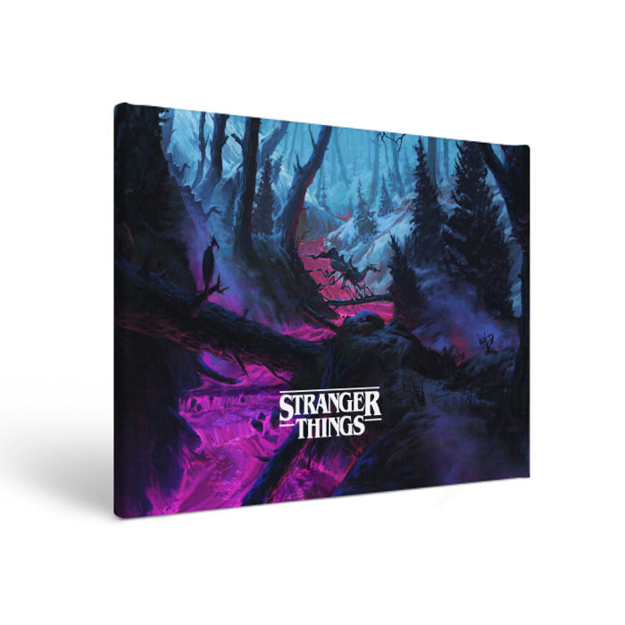 Холст прямоугольный Очень странные дела фото