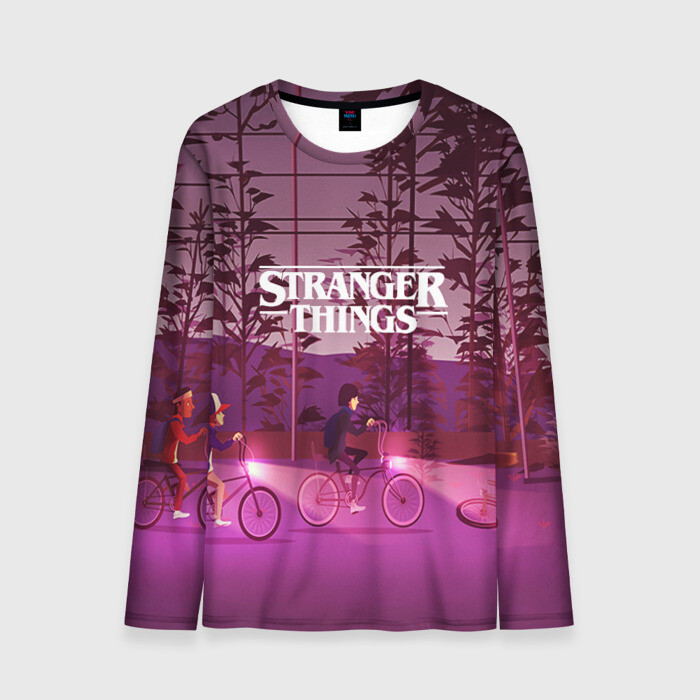 Мужской лонгслив 3D STRANGER THINGS фото