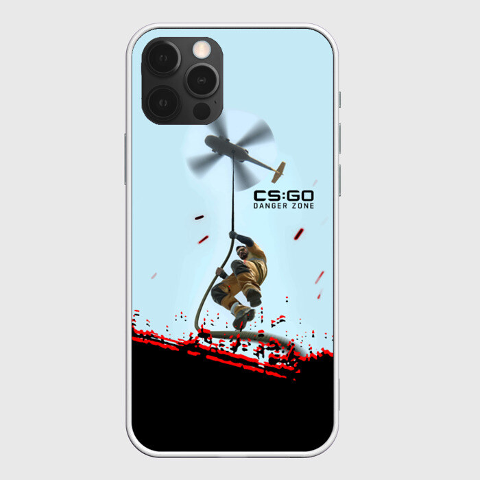 Чехол для iPhone 12 Pro Max CSGO - Danger Zone фото