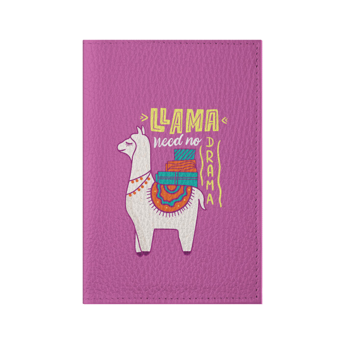 Обложка для паспорта матовая кожа Lama фото