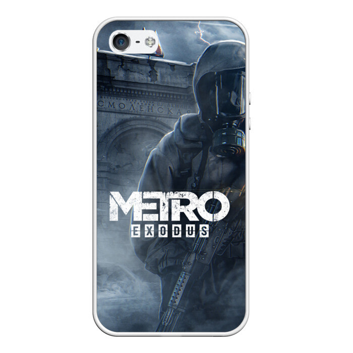 Чехол для iPhone 5/5S матовый Metro Exodus фото