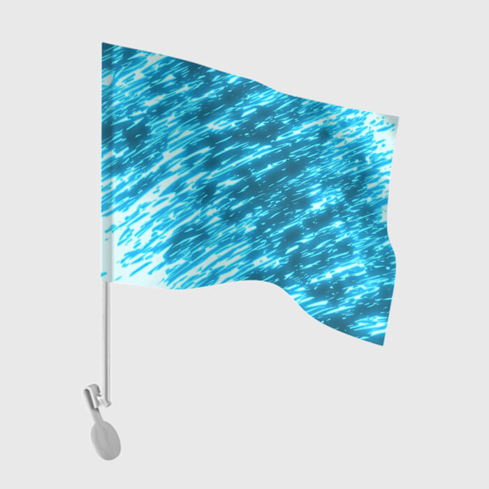 Флаг для автомобиля ЛЕДЯНОЙ ШТОРМ фото