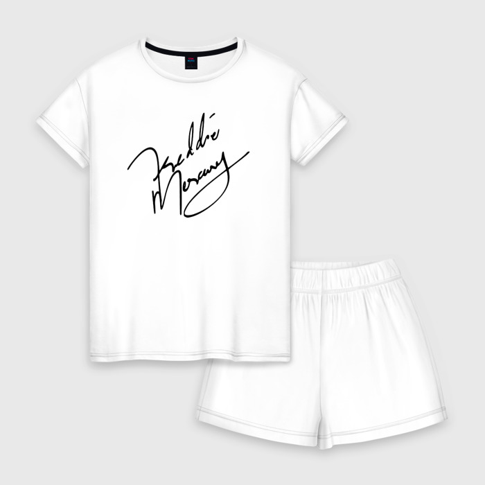 Женская пижама с шортиками хлопок Автограф Фредди Меркьюри фото