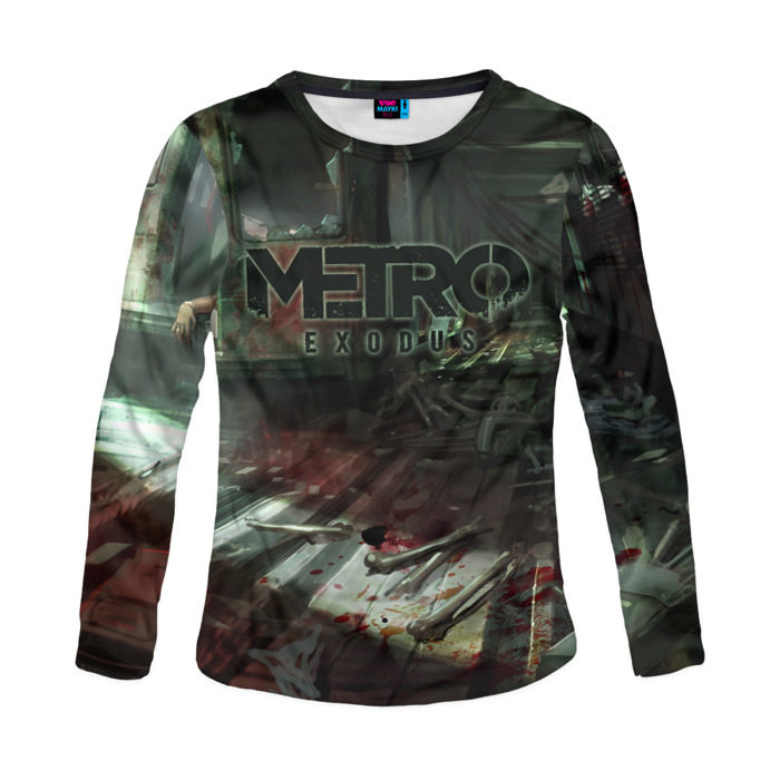 Женский лонгслив 3D Metro Exodus фото