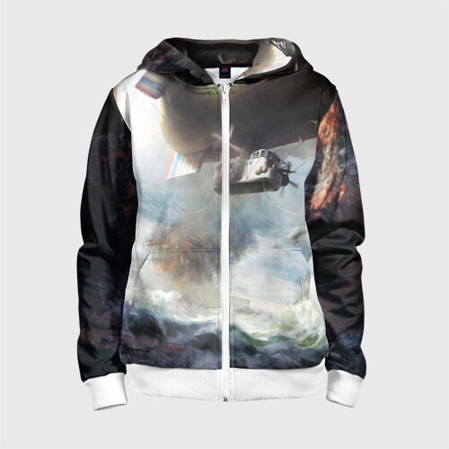 Детская толстовка 3D на молнии BATTLEFIELD фото