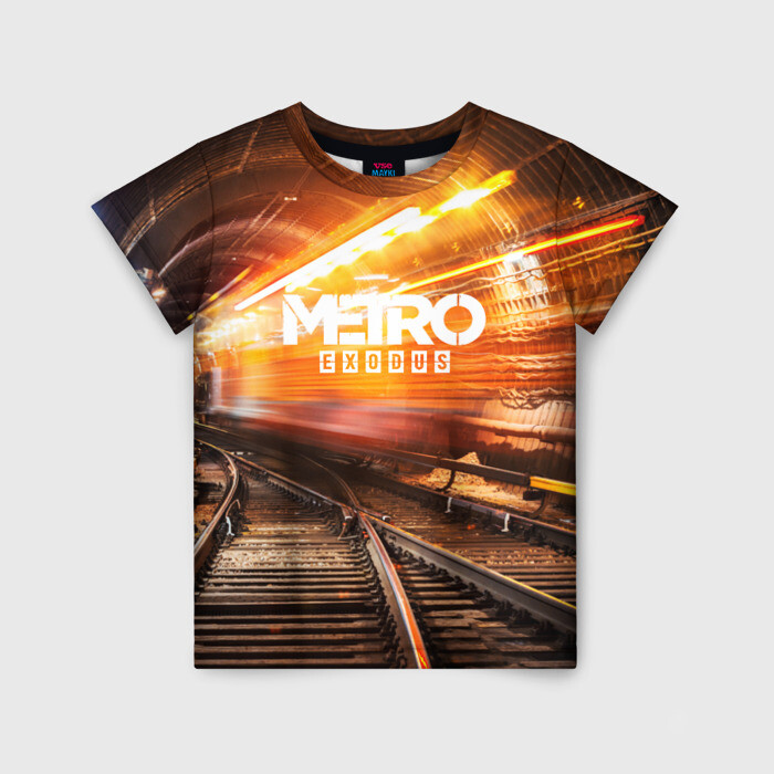 Детская футболка 3D metro exodus фото