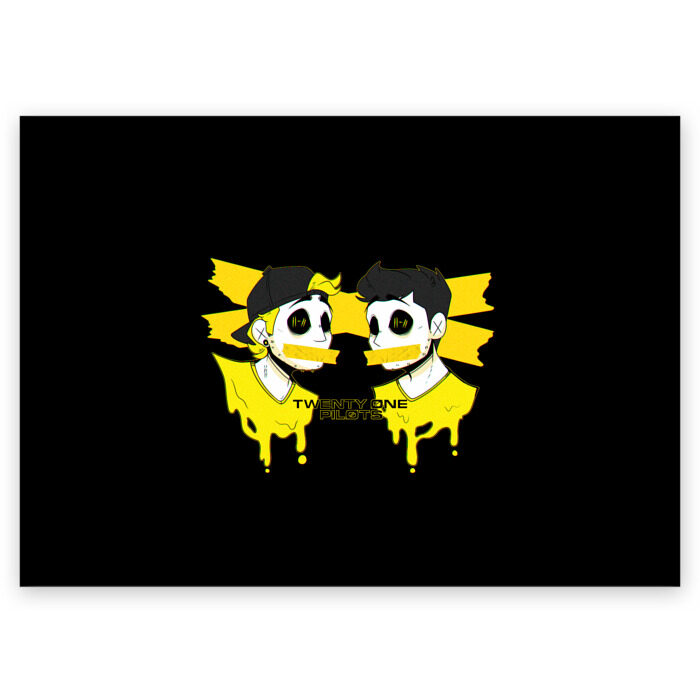 Поздравительная открытка Twenty One Pilots фото