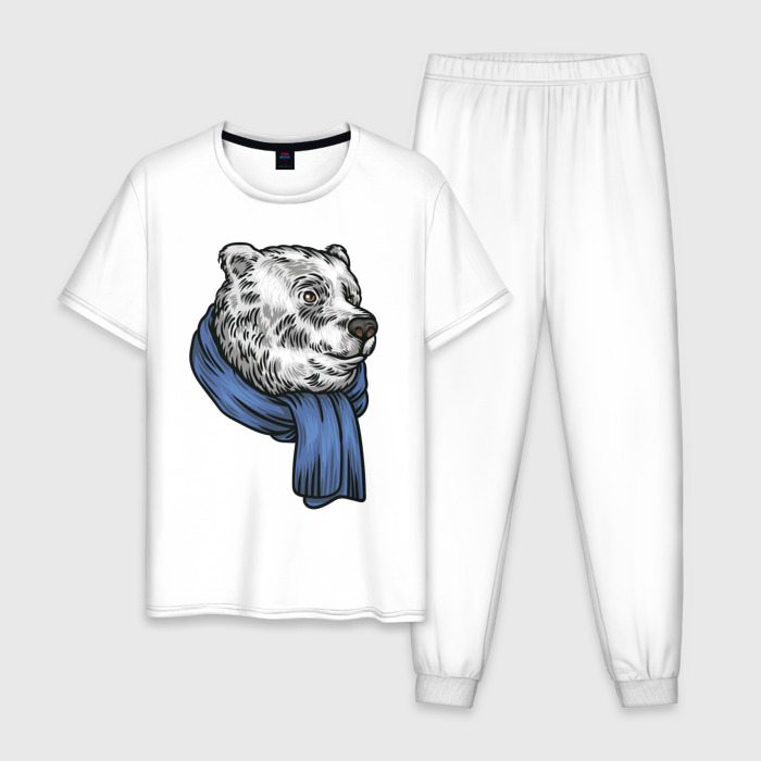 Мужская пижама хлопок Медведь фото