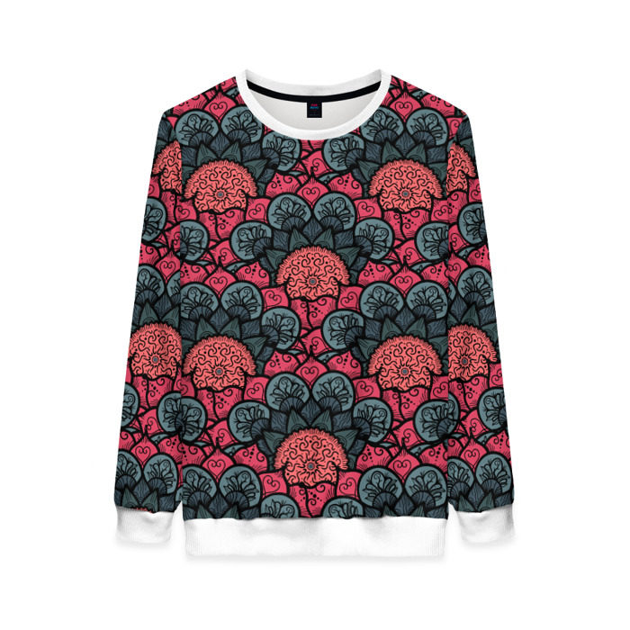 Женский свитшот 3D Узоры Бохо фото