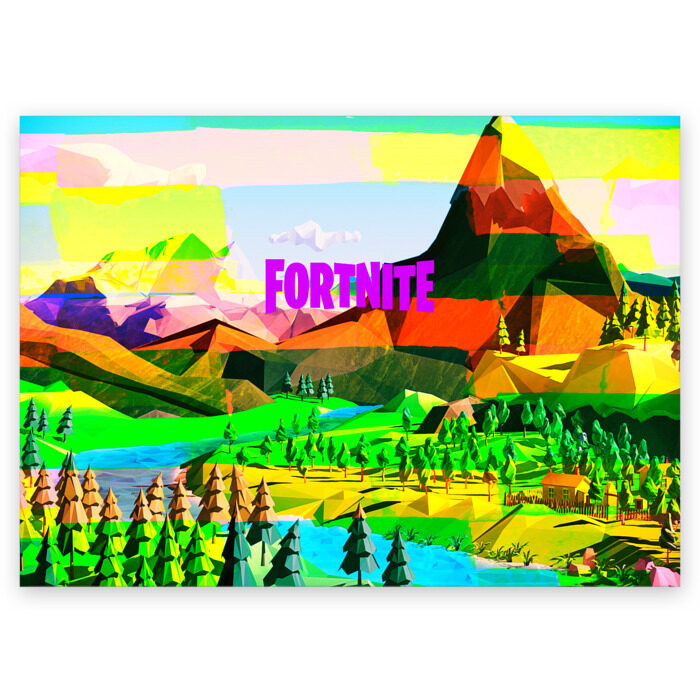 Поздравительная открытка FORTNITE фото