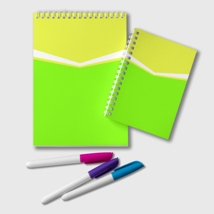 Блокнот Угол зеленый фото