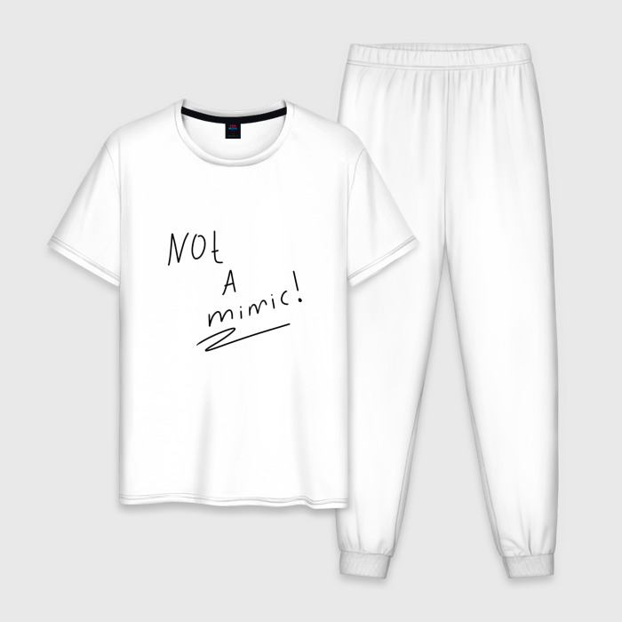 Мужская пижама хлопок not a mimic! фото