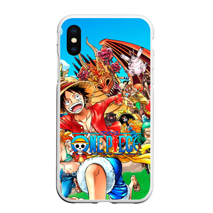 Чехол для iPhone XS Max матовый One Piece фото