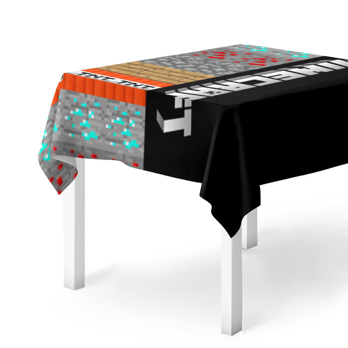 Скатерть 3D Minecraft (Blocks) фото