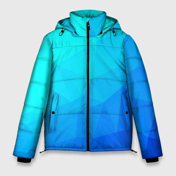 Мужская зимняя куртка 3D LowPoly original фото