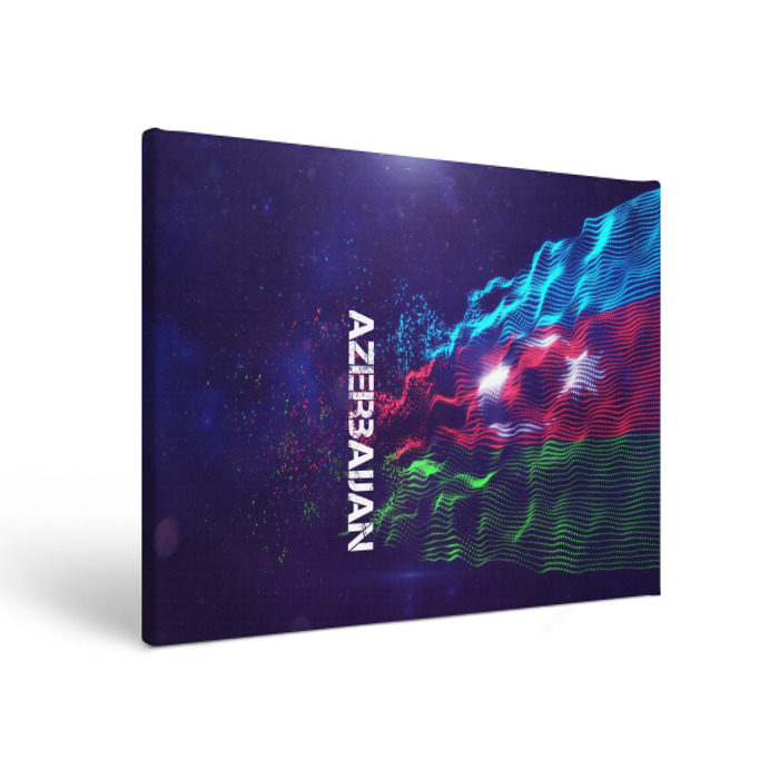 Холст прямоугольный ,Azerbaijan(Азербайджан) фото