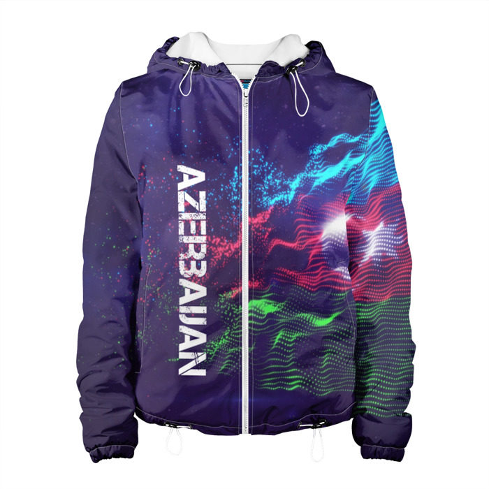 Женская куртка 3D Azerbaijan(Азербайджан) фото