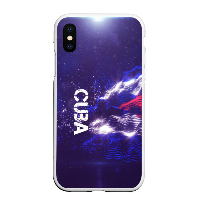 Чехол для iPhone XS Max матовый Cuba(Куба) фото