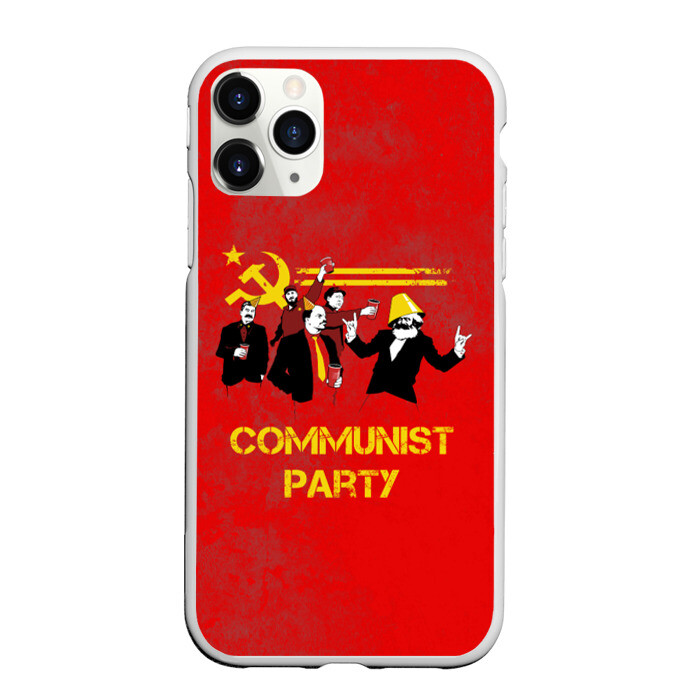 Чехол для iPhone 11 Pro матовый Communist party фото