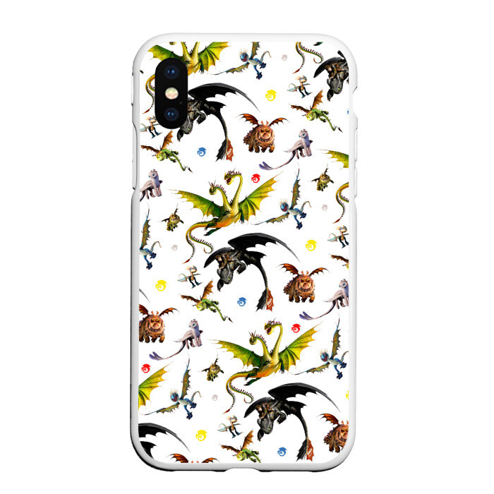 Чехол для iPhone XS Max матовый Как приручить дракона фото