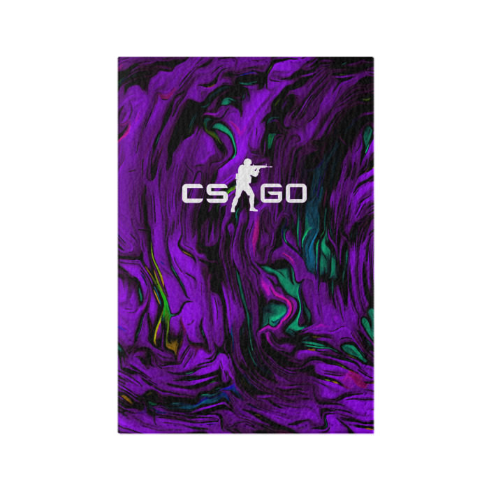 Обложка для паспорта матовая кожа CS GO DRAW WAVES SKIN фото