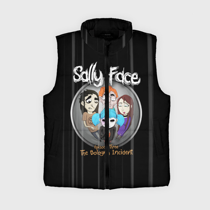 Женский жилет утепленный 3D Sally Face Episode Three фото
