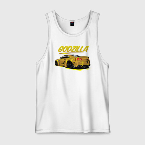 Мужская майка хлопок GODZILLA фото