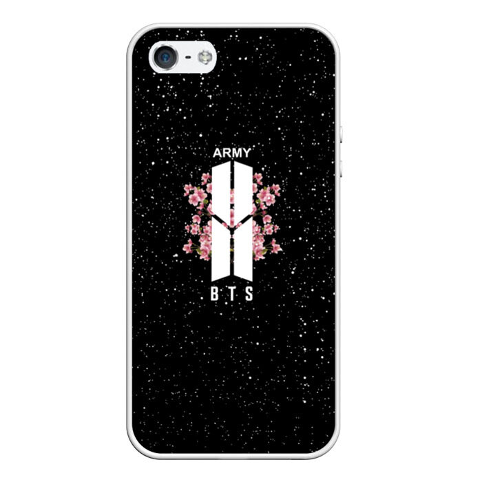 Чехол для iPhone 5/5S матовый BTS ARMY фото