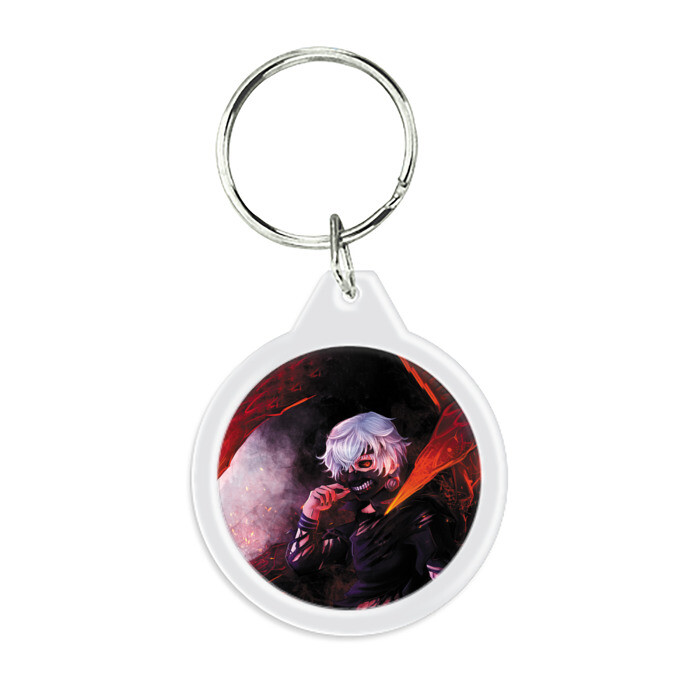 Брелок круглый Токийский Гуль фото