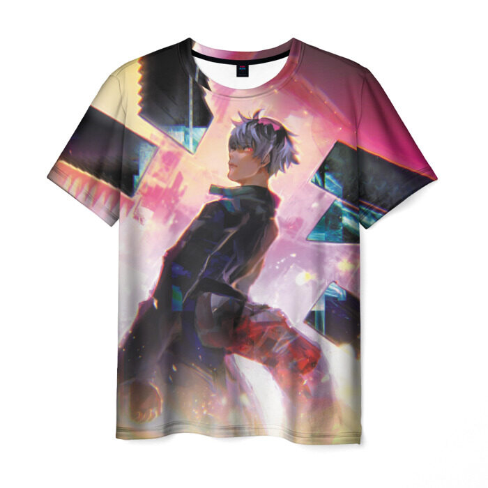 Мужская футболка 3D Токийский гуль фото