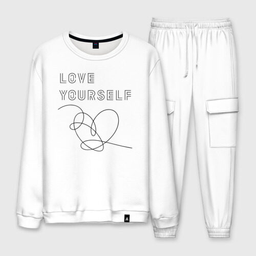 Мужской костюм хлопок BTS фото