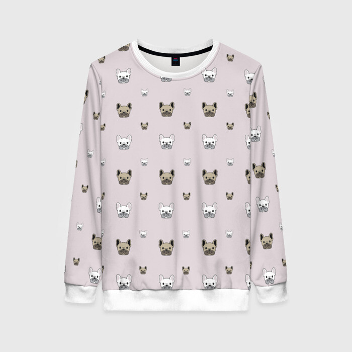 Женский свитшот 3D Бульки фото