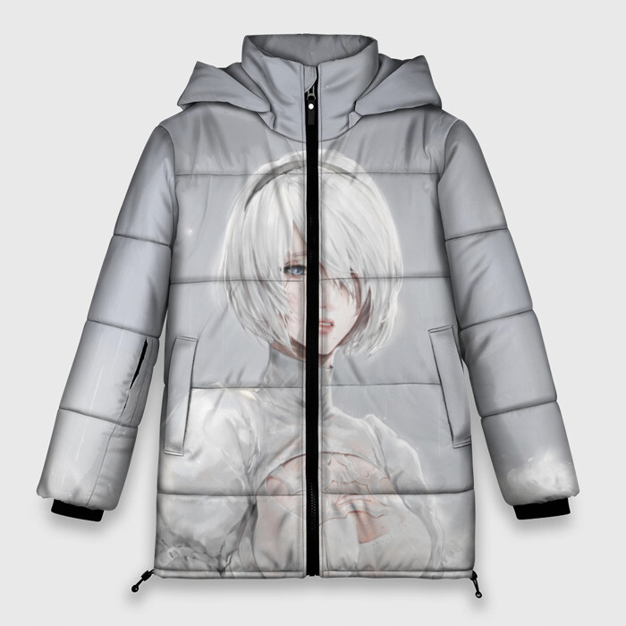 Женская зимняя куртка 3D YoRHa фото