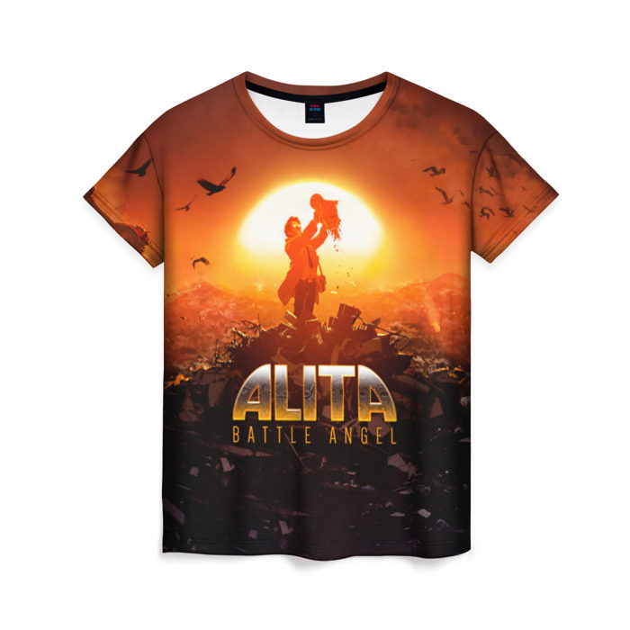 Женская футболка 3D Alita: Battle Angel фото