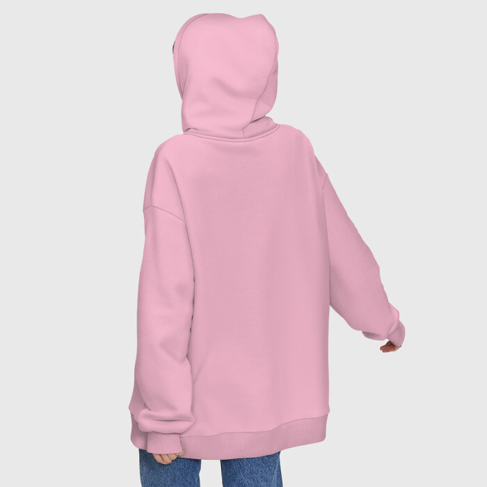 Худи SuperOversize хлопок ЗА БАБ фото