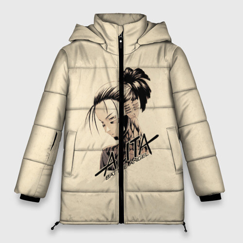 Женская зимняя куртка 3D Alita Battle Angel фото