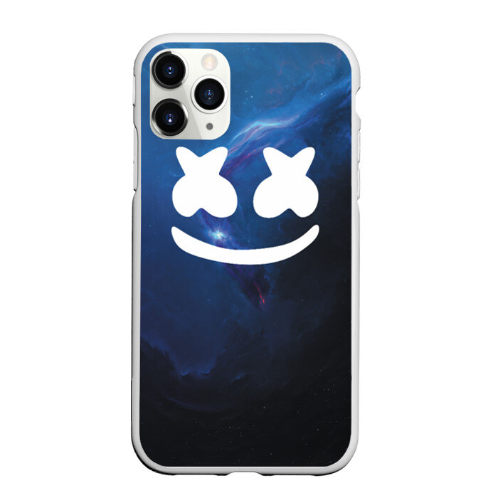 Чехол для iPhone 11 Pro матовый Space Marshmello фото