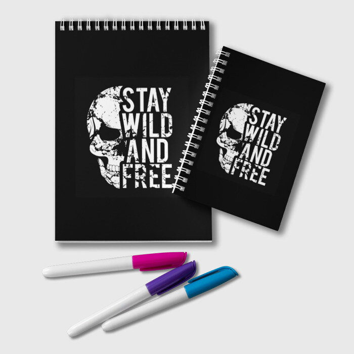 Блокнот Stay wild and free фото