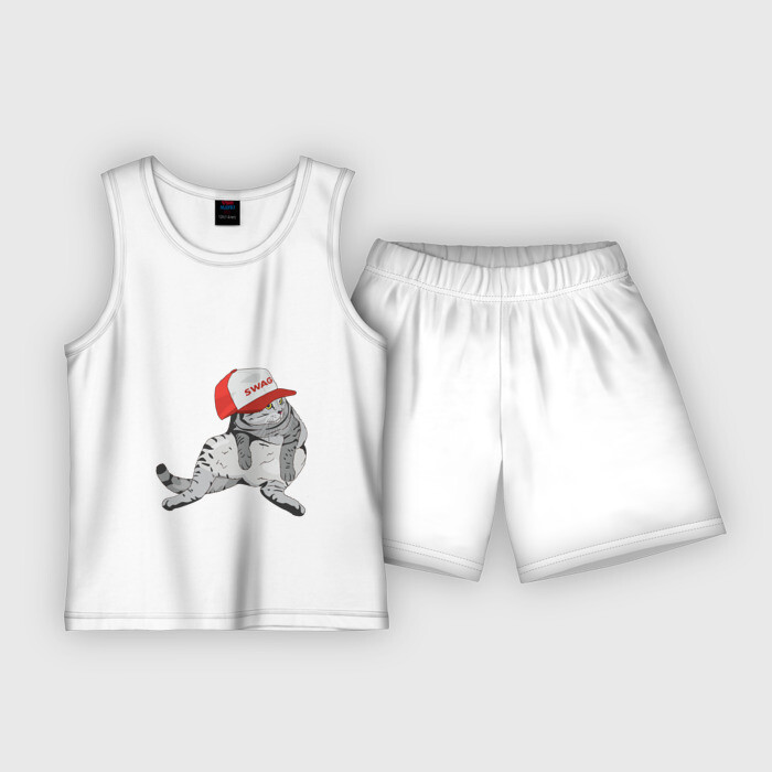 Детская пижама с шортами хлопок Famous Niki хулиган муж. фото