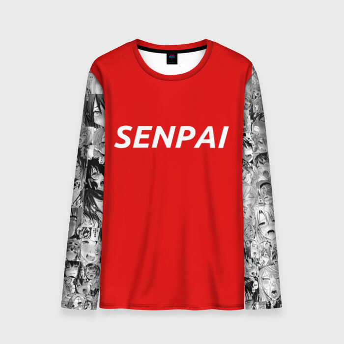 Мужской лонгслив 3D SENPAI фото