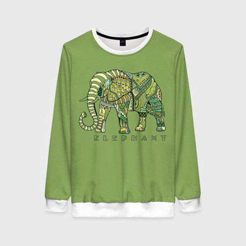 Женский свитшот 3D Elephant фото