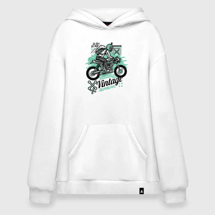 Худи SuperOversize хлопок Мотоцикл фото