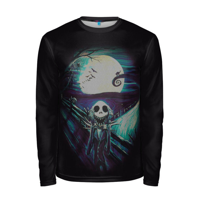Мужской лонгслив 3D Крик фото