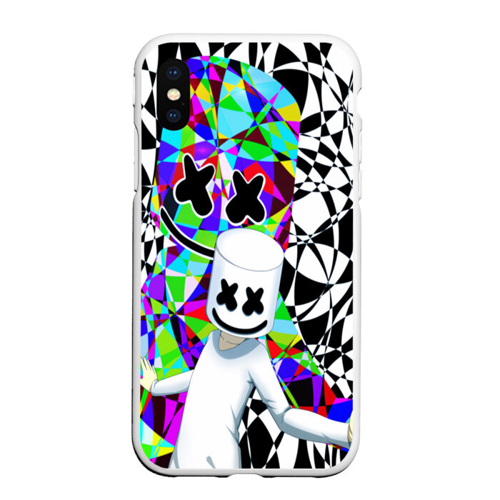 Чехол для iPhone XS Max матовый Marshmello фото