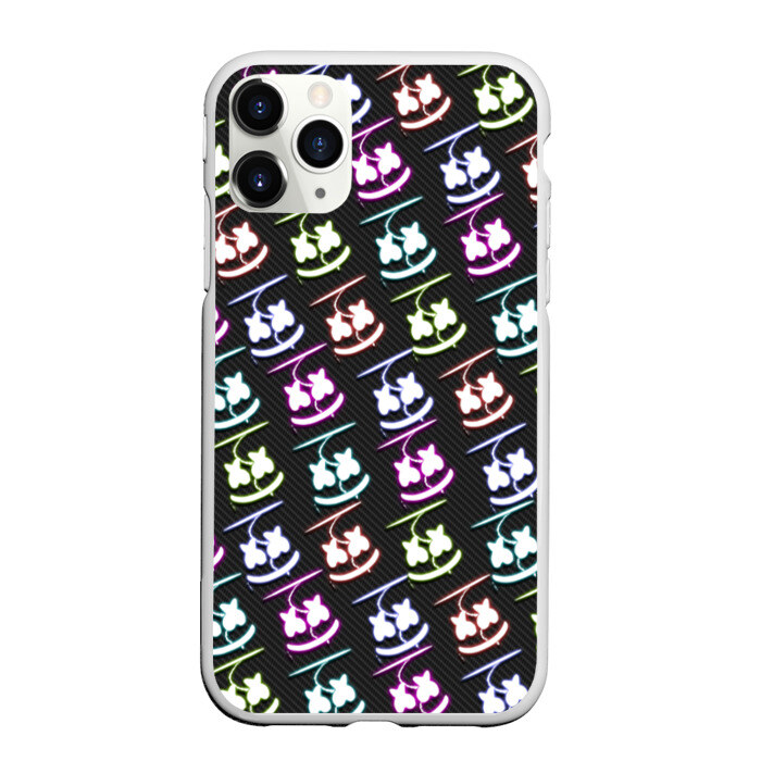 Чехол для iPhone 11 Pro матовый FORTNITE & MARSHMELLO фото