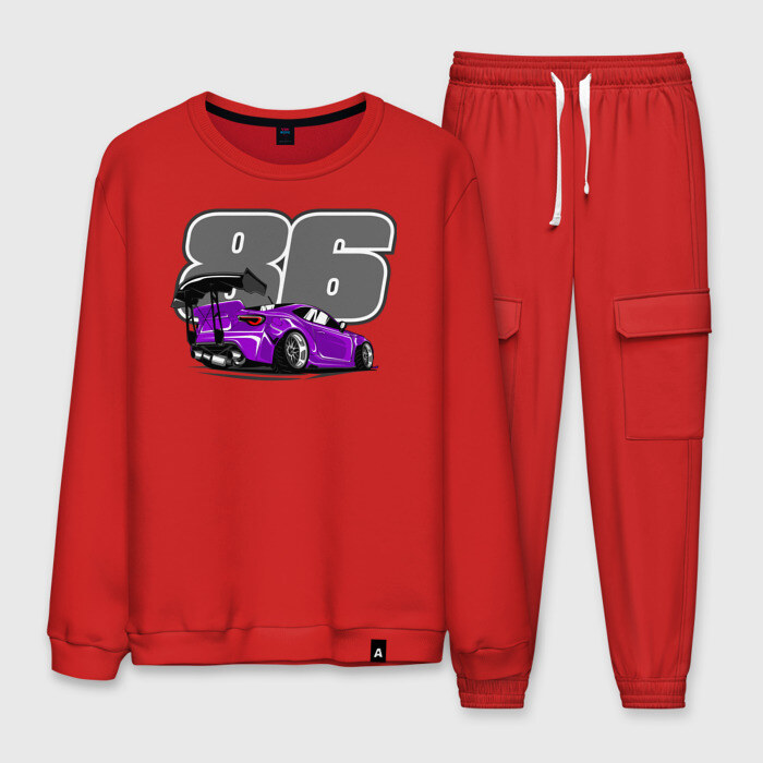 Мужской костюм хлопок GT86 (Banksy) фото