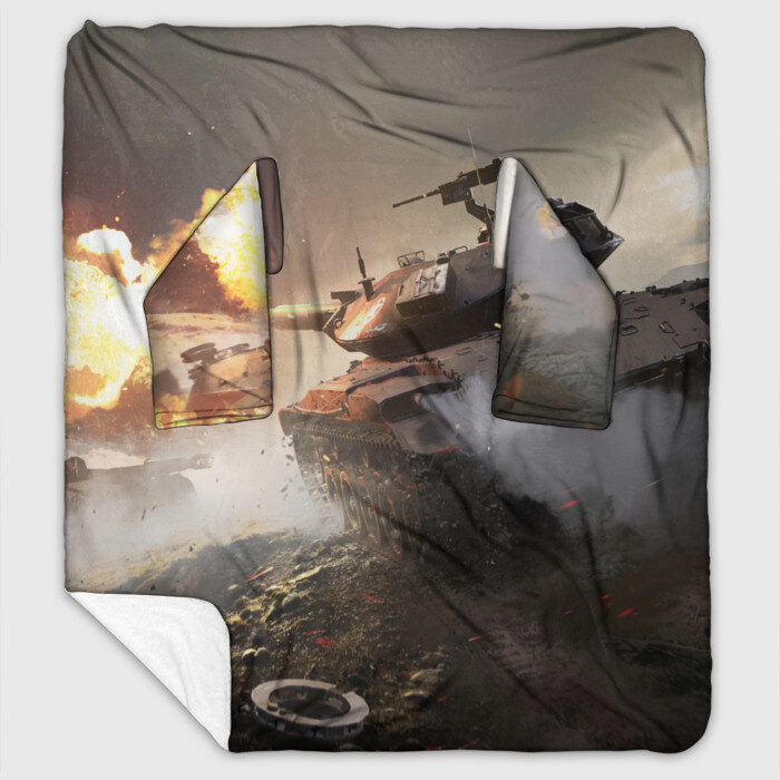 Плед с рукавами Танки фото