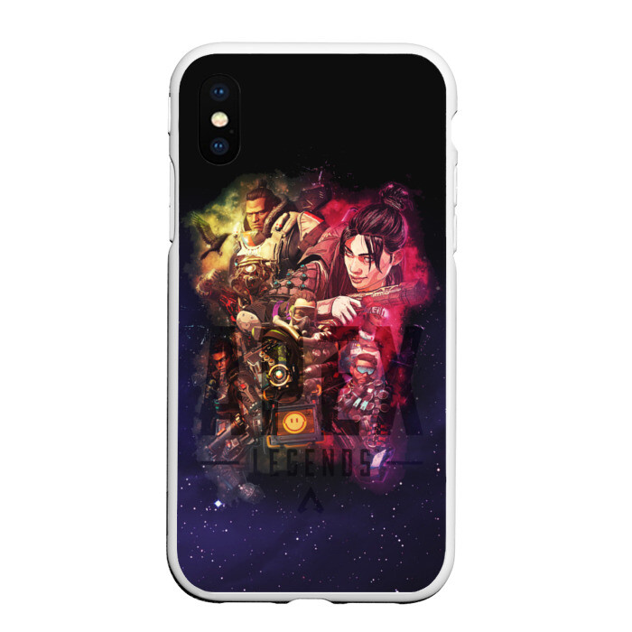 Чехол для iPhone XS Max матовый Apex Legends фото