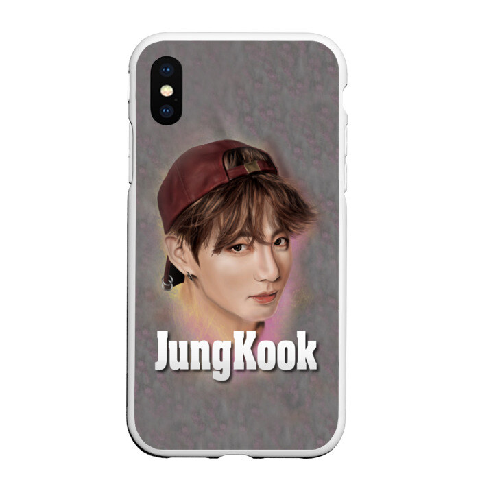 Чехол для iPhone XS Max матовый BTS фото