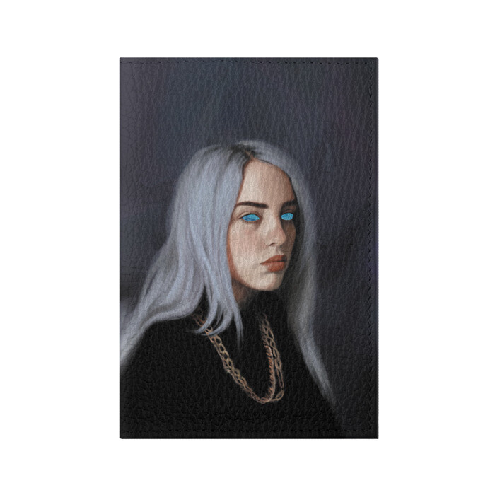 Обложка для паспорта матовая кожа Ocean Eyes фото